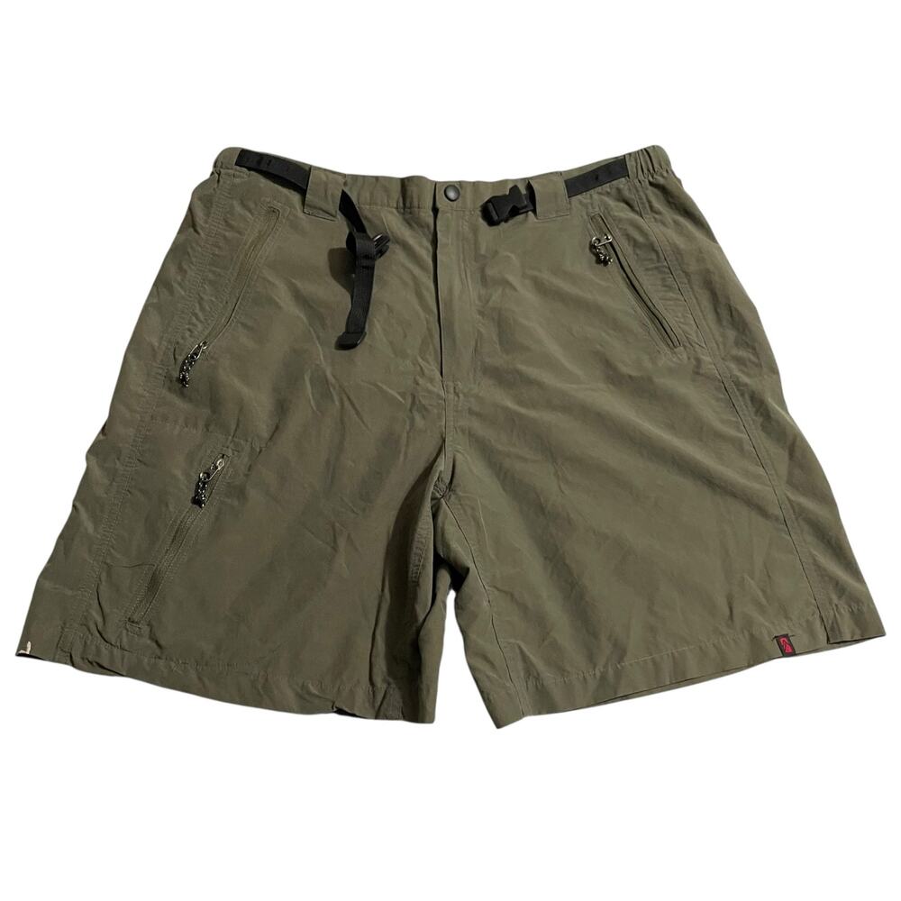 Alpine Design Mens Size XL Hike Ourdoor Shorts Lightweight Zipper Pockets Green
